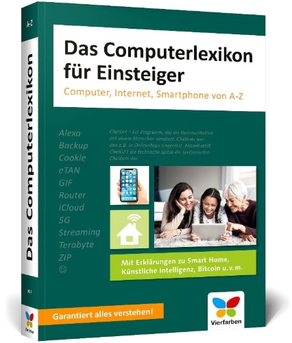 Buchcover und Innenansicht für das Buch: Das Computerlexikon für Einsteiger