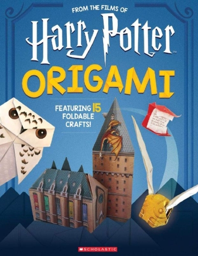 Buchcover und Innenansicht für das Buch: Harry Potter Origami: Fifteen Paper-Folding Projects Straight from the Wizarding World!