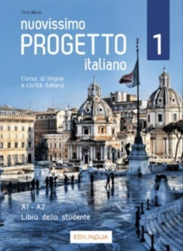 Buchcover und Innenansicht für das Buch: Nuovissimo Progetto italiano 1 - Libro dello studente + IDEE code