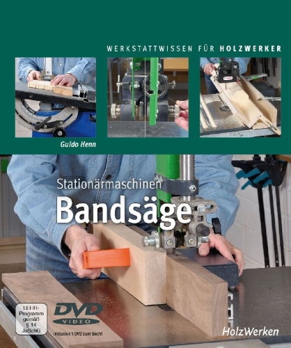 Buchcover und Innenansicht für das Buch: Stationärmaschinen - Bandsäge