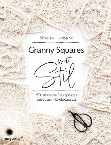 Buchcover und Innenansicht für das Buch: Granny Square Flair