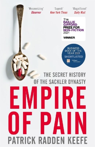 Buchcover und Innenansicht für das Buch: Empire of Pain