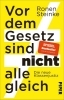 Buchcover und Innenansicht für das Buch: Vor dem Gesetz sind nicht alle gleich
