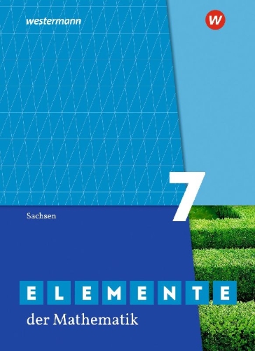 Buchcover und Innenansicht für das Buch: Elemente der Mathematik SI 7. Schulbuch. Sachsen
