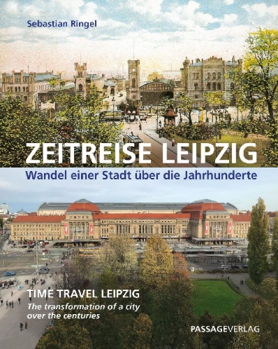 Buchcover und Innenansicht für das Buch: Zeitreise Leipzig