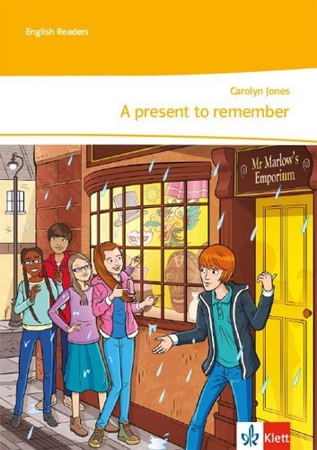 Buchcover und Innenansicht für das Buch: A present to remember. Lektüre mit Online-Anreicherung.  Klasse 7
