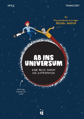 Buchcover und Innenansicht für das Buch: Ici l'Univers