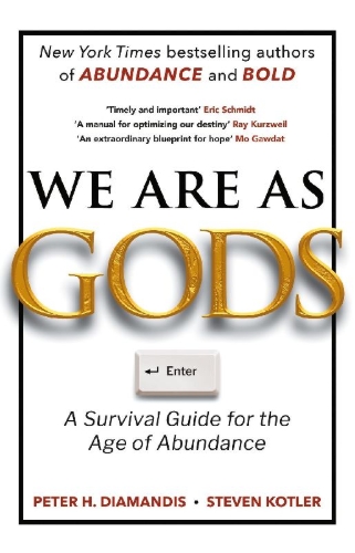 Buchcover und Innenansicht für das Buch: We Are As Gods
