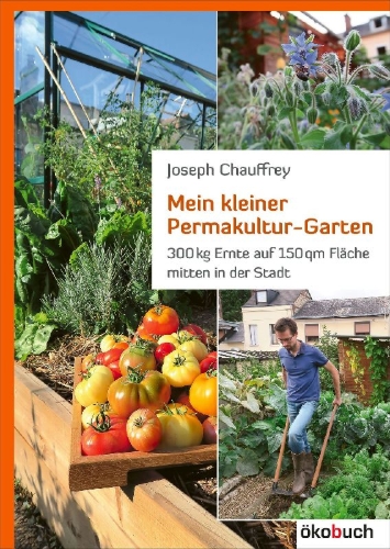 Buchcover und Innenansicht für das Buch: Mon petit jardin en permaculture
