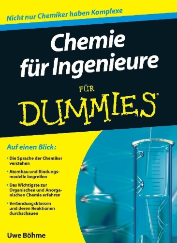 Buchcover und Innenansicht für das Buch: Chemie für Ingenieure für Dummies