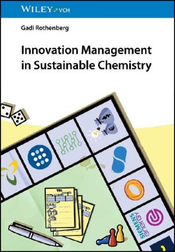 Buchcover und Innenansicht für das Buch: Innovation Management in Sustainable Chemistry