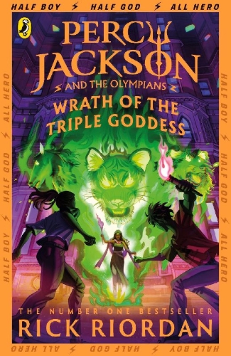 Buchcover und Innenansicht für das Buch: Percy Jackson and the Olympians: Wrath of the Triple Goddess