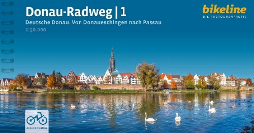 Buchcover und Innenansicht für das Buch: Donauradweg / Donau-Radweg 1