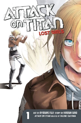 Buchcover und Innenansicht für das Buch: Attack on Titan: Lost Girls The Manga 1