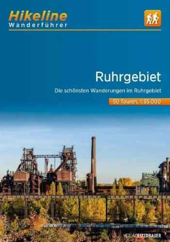 Buchcover und Innenansicht für das Buch: Wanderführer Ruhrgebiet