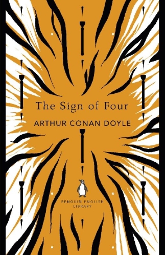 Buchcover und Innenansicht für das Buch: The Sign of Four. Penguin English Library Edition