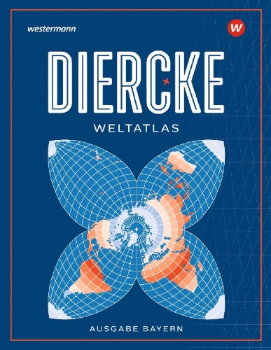Buchcover und Innenansicht für das Buch: Diercke Weltatlas - Ausgabe 2023 für Bayern