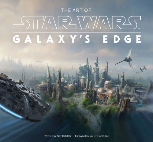 Buchcover und Innenansicht für das Buch: The Art of Star Wars: Galaxy's Edge