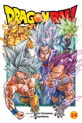 Buchcover und Innenansicht für das Buch: Dragon Ball Super, Vol. 24