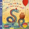 Buchcover und Innenansicht für das Buch: Baby Pixi (unkaputtbar) 130: Lang und bunt, kurz und rund