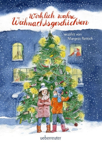 Buchcover und Innenansicht für das Buch: Wirklich wahre Weihnachtsgeschichten