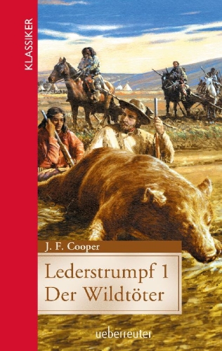 Buchcover und Innenansicht für das Buch: Lederstrumpf 1