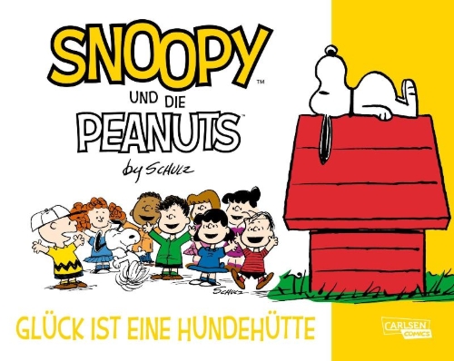 Buchcover und Innenansicht für das Buch: Snoopy und die Peanuts 5: Glück ist eine Hundehütte