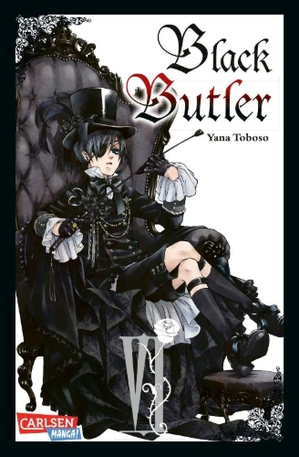 Buchcover und Innenansicht für das Buch: Kuroshitsuji