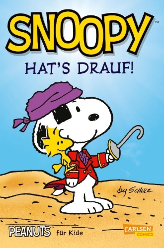 Buchcover und Innenansicht für das Buch: Comics for Kids - Snoopy Cowabunga