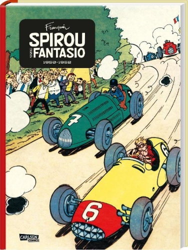 Buchcover und Innenansicht für das Buch: Spirou und Fantasio Gesamtausgabe Neuedition 2