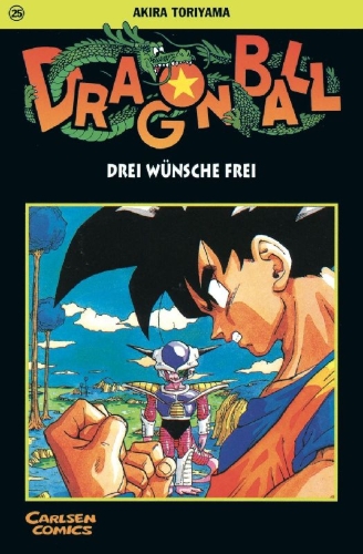Buchcover und Innenansicht für das Buch: Dragon Ball 25. Drei Wünsche frei