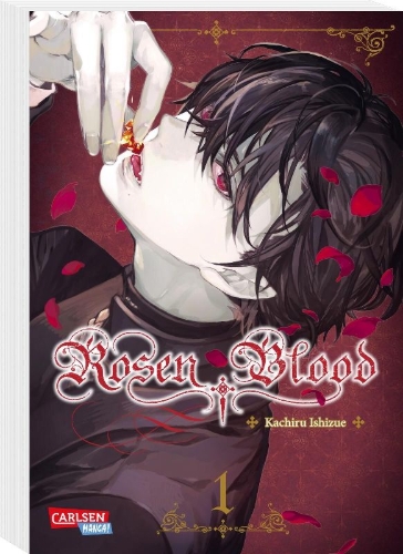Buchcover und Innenansicht für das Buch: Rosen Blood