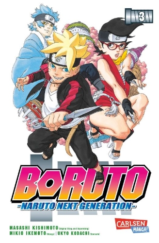Buchcover und Innenansicht für das Buch: Boruto: Naruto next Generations