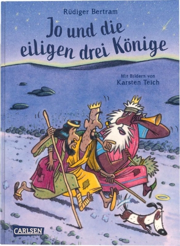 Buchcover und Innenansicht für das Buch: Jo und die eiligen drei Könige