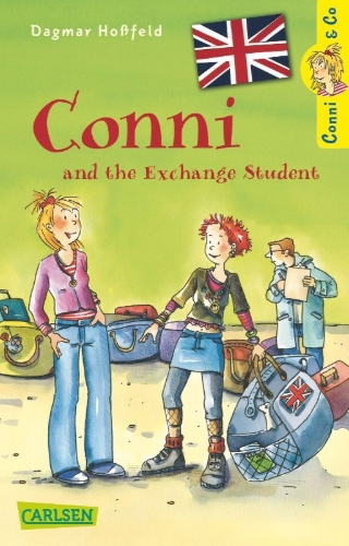 Buchcover und Innenansicht für das Buch: Conni u. d. Austauschschülerin/englisch