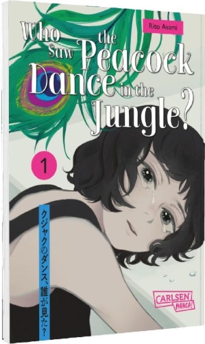 Buchcover und Innenansicht für das Buch: Kujaku no Dance, Dare ga Mita?
