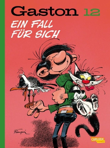 Buchcover und Innenansicht für das Buch: Le cas Lagaffe