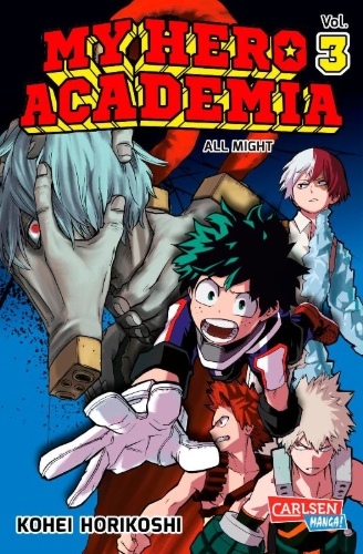 Buchcover und Innenansicht für das Buch: Boku no Hero Academia