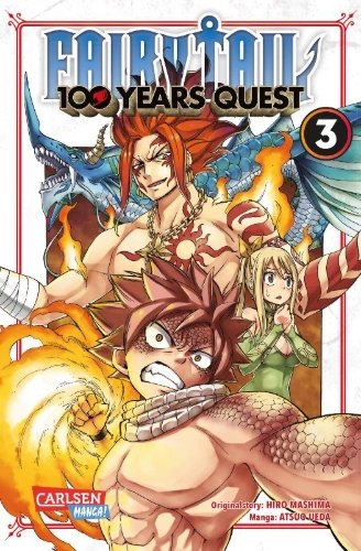 Buchcover und Innenansicht für das Buch: Fairy Tail: 100 Years Quest