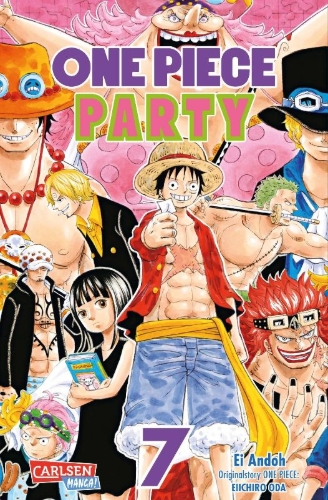 Buchcover und Innenansicht für das Buch: One Piece Party