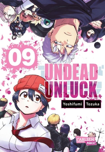 Buchcover und Innenansicht für das Buch: Undead Unluck