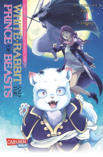 Buchcover und Innenansicht für das Buch: Shiro Usagi to Kemono no Ouji: Niehime to Kemono no Ou Spin-off