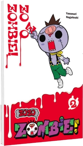 Buchcover und Innenansicht für das Buch: ZOZOZO ZOMBIE-KUN