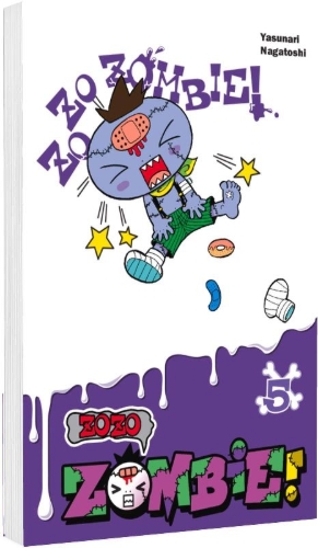 Buchcover und Innenansicht für das Buch: ZOZOZO ZOMBIE-KUN