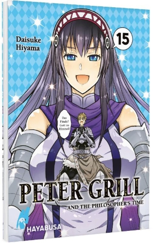 Buchcover und Innenansicht für das Buch: Peter Grill to Kenja no Jikan