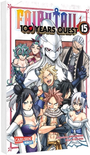Buchcover und Innenansicht für das Buch: Fairy Tail: 100 Years Quest