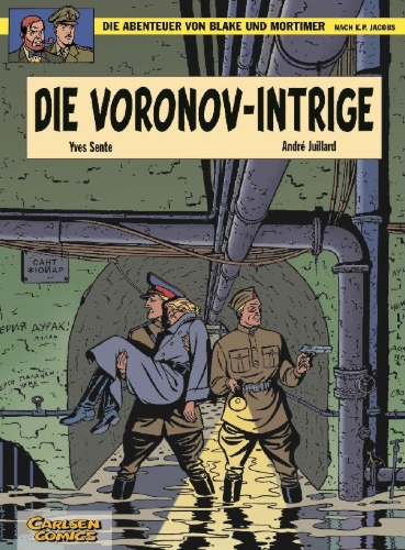 Buchcover und Innenansicht für das Buch: La Machination Voronov