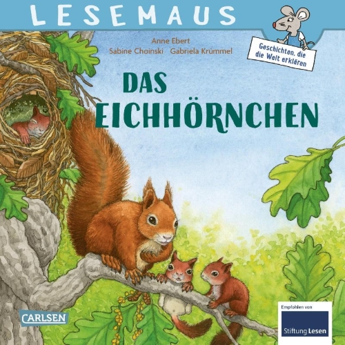 Buchcover und Innenansicht für das Buch: LESEMAUS 8: Das Eichhörnchen