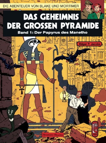 Buchcover und Innenansicht für das Buch: LE MYSTERE DE LA GRANDE PYRAMIDE 1                         