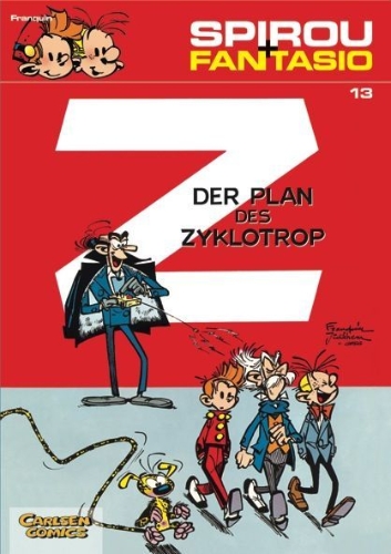 Buchcover und Innenansicht für das Buch: Z comme Zorglub